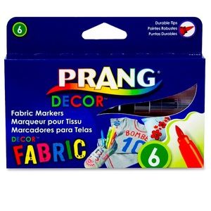 Prang Decor Fabric Markers 6 pack